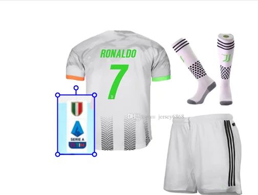 Детский комплект+ носки, коллекция года, Футбольная Футболка juve, BUFFON Dybala DE LIGT Ramsey Ronaldo Kean, juve, Детские трикотажные изделия - Цвет: kids