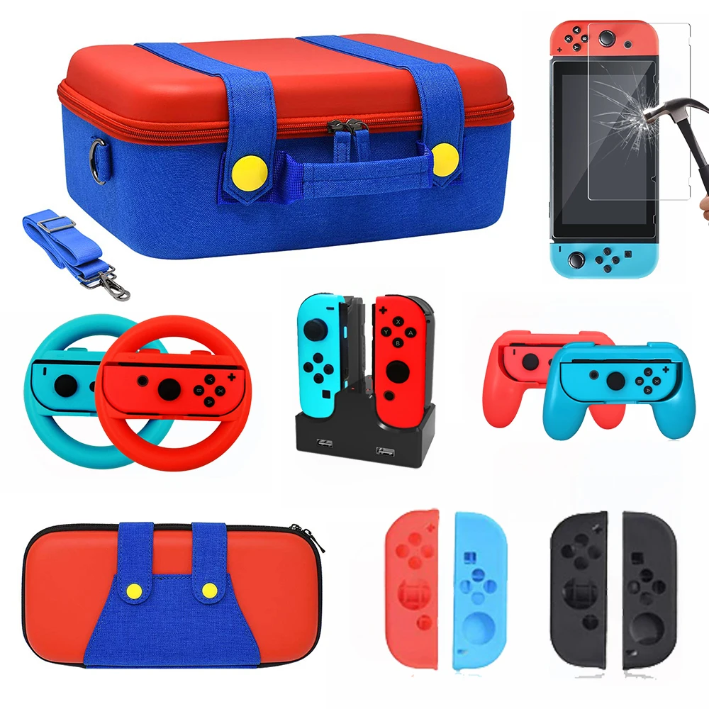 Чехол для пульта дистанционного управления консоли сумка хранения Joycon ручки