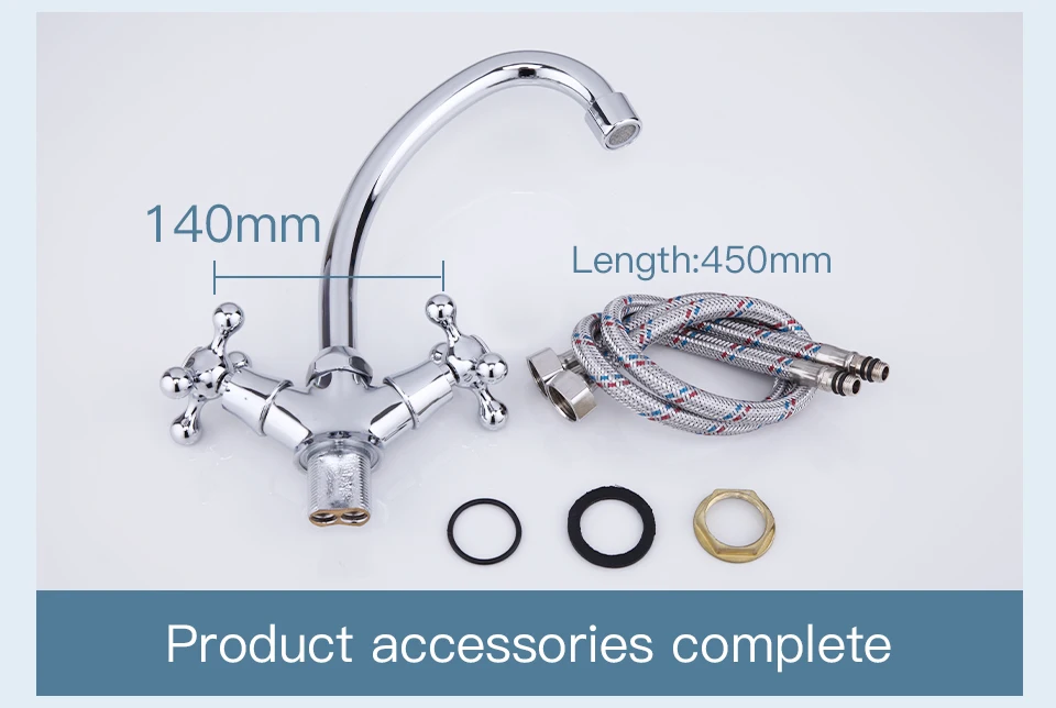 FRAP Top Quality Kitchen Sink Faucet Mixer Cold and Hot Kitchen Tap Mixer Silver Single Hole Water Tap torneira cozinha F4319