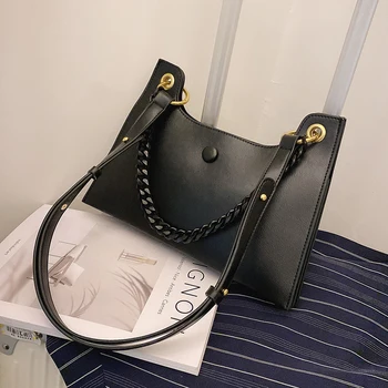 

с доставкой PU Leather Small Shoulder Bags Women 2020 Winter Simple Hand Bag Female Luxury Trend Branded Handbags and Purses