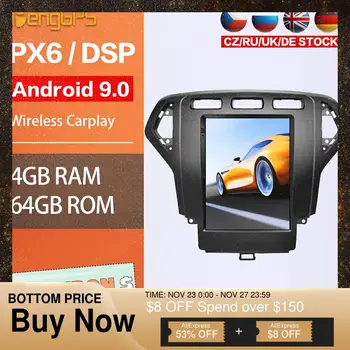 

Android Radio For Ford Mondeo 2007-2010 Carplay Multimedia Headunit GPS Navigation Car DVD Player IPS Touchscreen Bluetooth 5.0