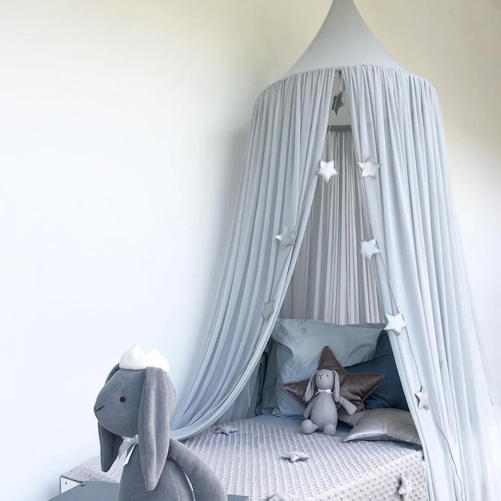 240 см детская спальня кровать мечта занавес тент навес подвесной летний москитная сетка Декор
