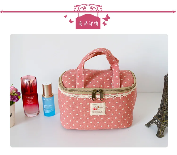 Currently Available Customizable Multi-functional Portable Business Trip Travel Cosmetic Bag Thick Female Cosmetic Bag Hand Make