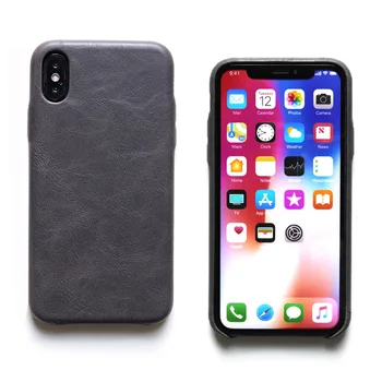 

Ultra Slim High Quality Case For Iphone X Design Backcover Fashion Luxury Phone Cover For Iphone x Real Genuine Leather