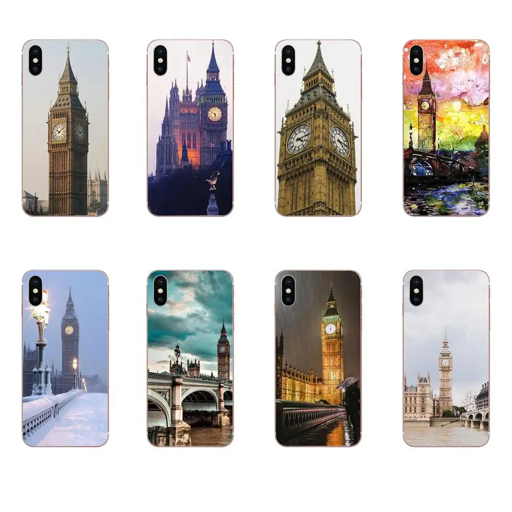 Милый ТПУ чехол для телефона Love London City Big Ben samsung Galaxy Note 5 8 9 S3 S4 S5 S6 S7 S8 S9 S10 5G mini Edge Plus