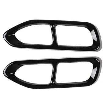 

2Pc Exhaust Cover Trim For Bmw 7 Series G11 G12 730 740 750Li 16-18 M Sport Version Model Stainless Steel Car Accessory