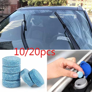 

10/20pcs Car Cleaner Windshield Wiper Glass Washer Auto Solid Cleaner Auto Window Cleaning Fine Seminoma Wiper Car Accessories