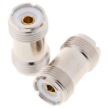 

1pc SO-239 UHF Female To Female RF Coax Cable Adapter Connector For PL-259