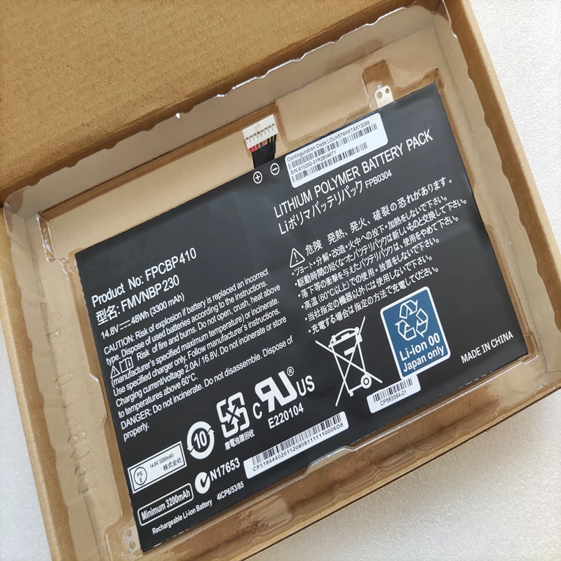 New FMVNBP230 FPCBP410 battery For Fujitsu Lifebook U554 U574 UH554 UH574  FPB0304 Genuine Laptop Battery 14.8V 48Wh|Laptop Batteries| - AliExpress
