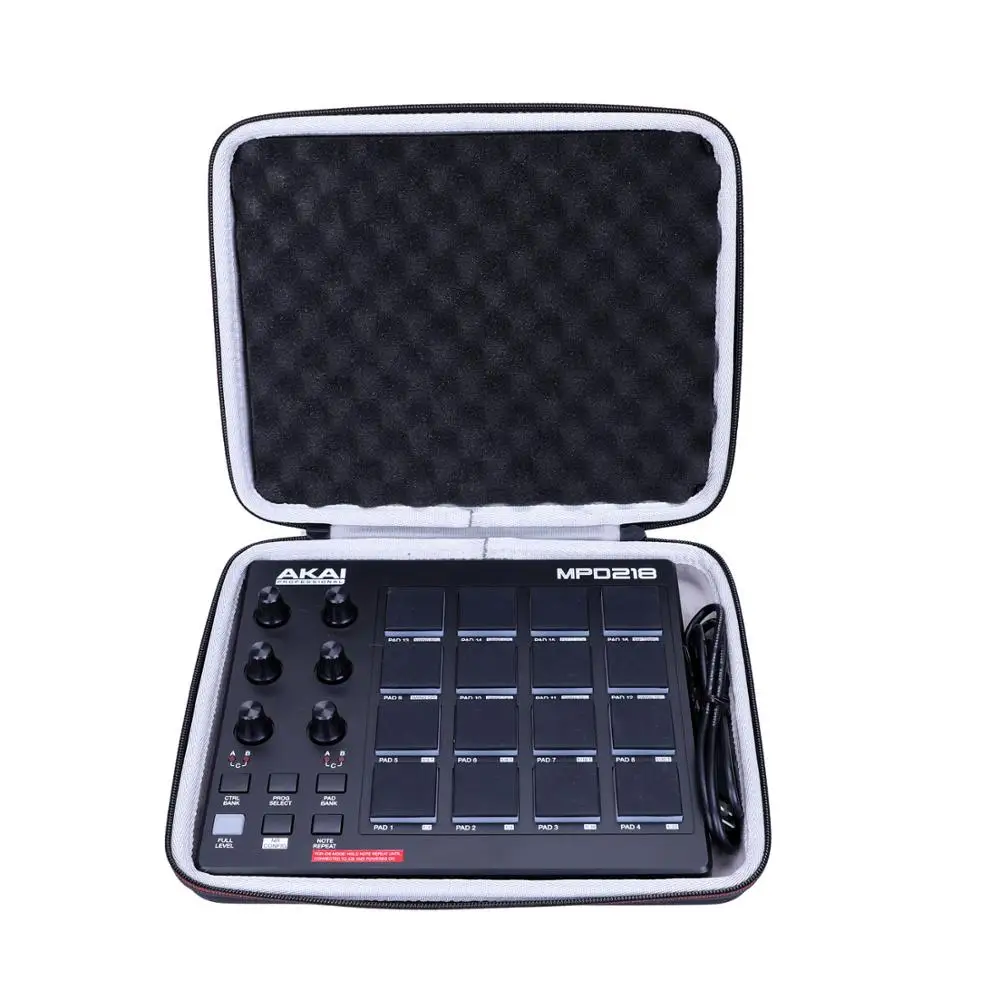 Жесткий чехол LTGEM EVA для AKAI Professional MPD218 Ultra ультрапортативный USB-контроллер с
