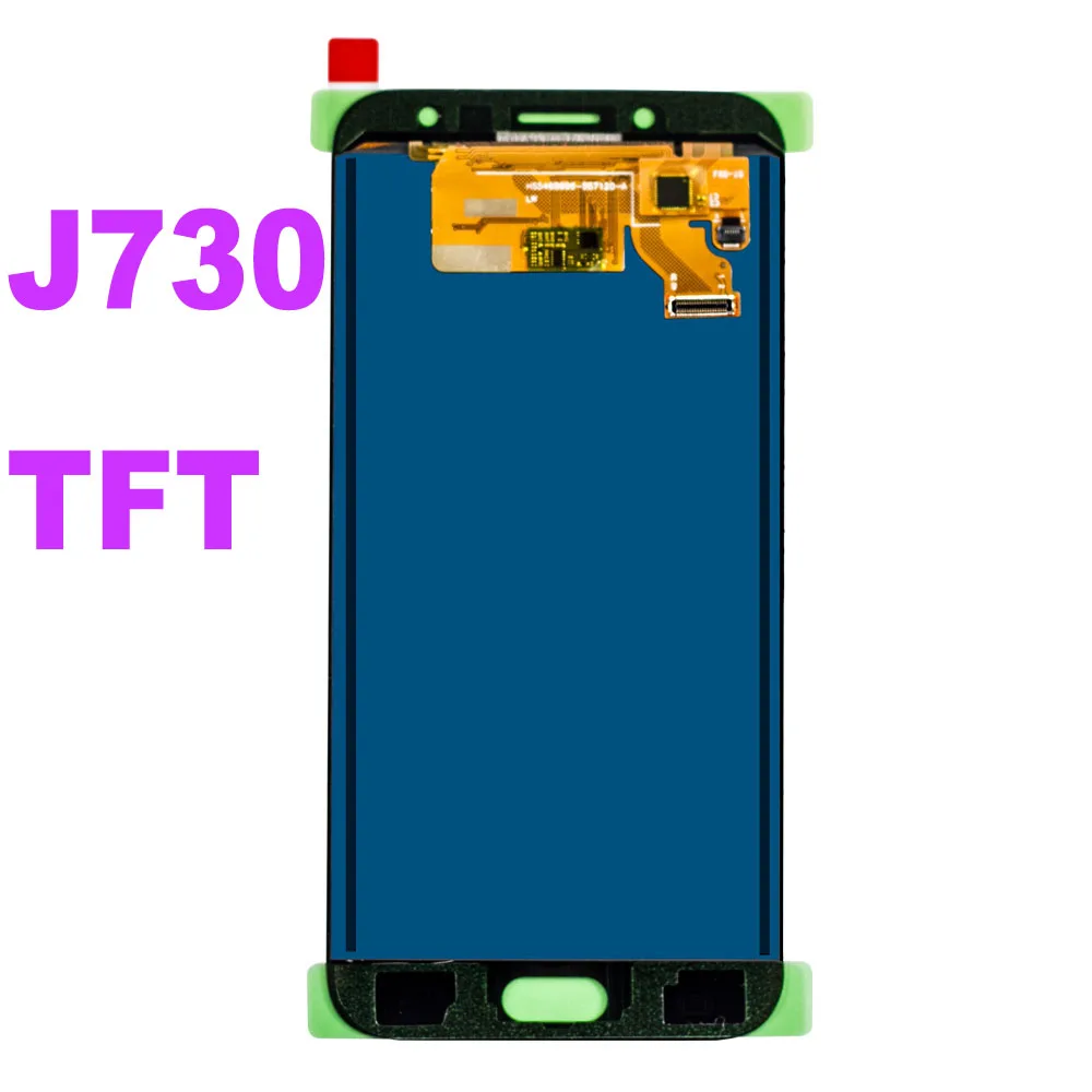 Amoled J730 LCD для Samsung Galaxy J7 Pro 2017 SM J730F ЖК экран с сенсорным экраном дигитайзер J5 J530 J530F