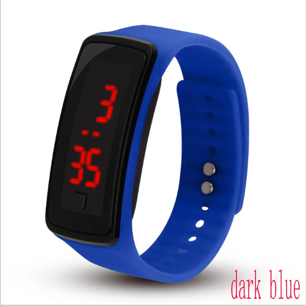 dark blue 50 шт часы детские Студенческие наручные часы - Цвет: dark blue