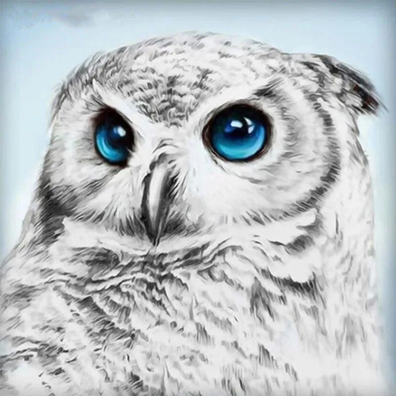 Square/Round Diamond Painting Animals Picture of Rhinestones Embroidery Sale Owl Mosaic Full Display Home Decor | Дом и сад