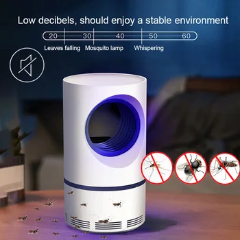 

Electric Mosquito Killer Lamp USB Electric Fly Mosquito Trap Light Bug Zapper Mosquito Insect Killer Pest Control Repellent