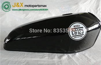 

black CG125 FUEL TANK add to 9 litres capacity than original tank Thickening of high quality automotive paint process