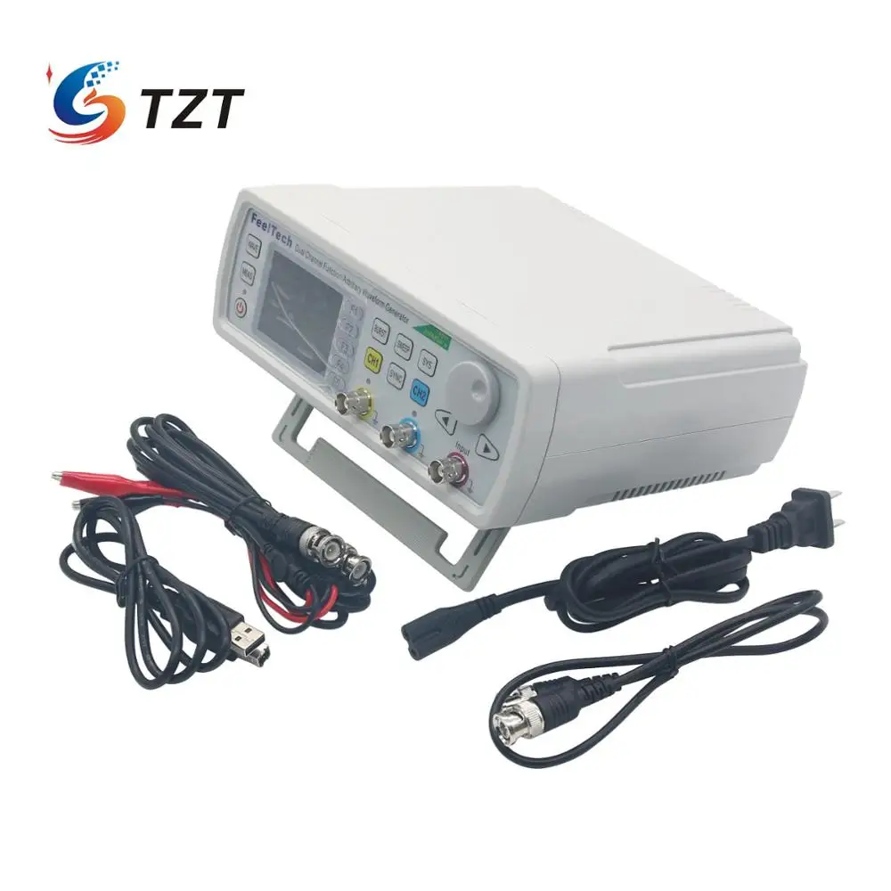 TZT FY6600 15 м/30 м/50 м/60 м DDS двухканальная функция генератор сигналов произвольной