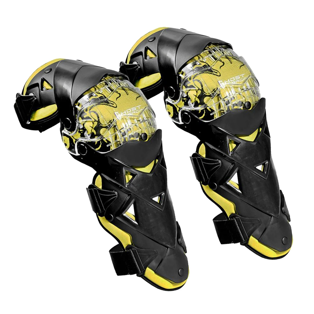 Pair Motorcycle Racing Riding Knee Guard Protective Protectors Pads Armor Kneepads Gear