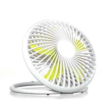 

KBAYBO Quiet USB Desk Fun Personal Mini Fan 180 Degree Rotation USB Cable - compatible with Computers Portable Chargers