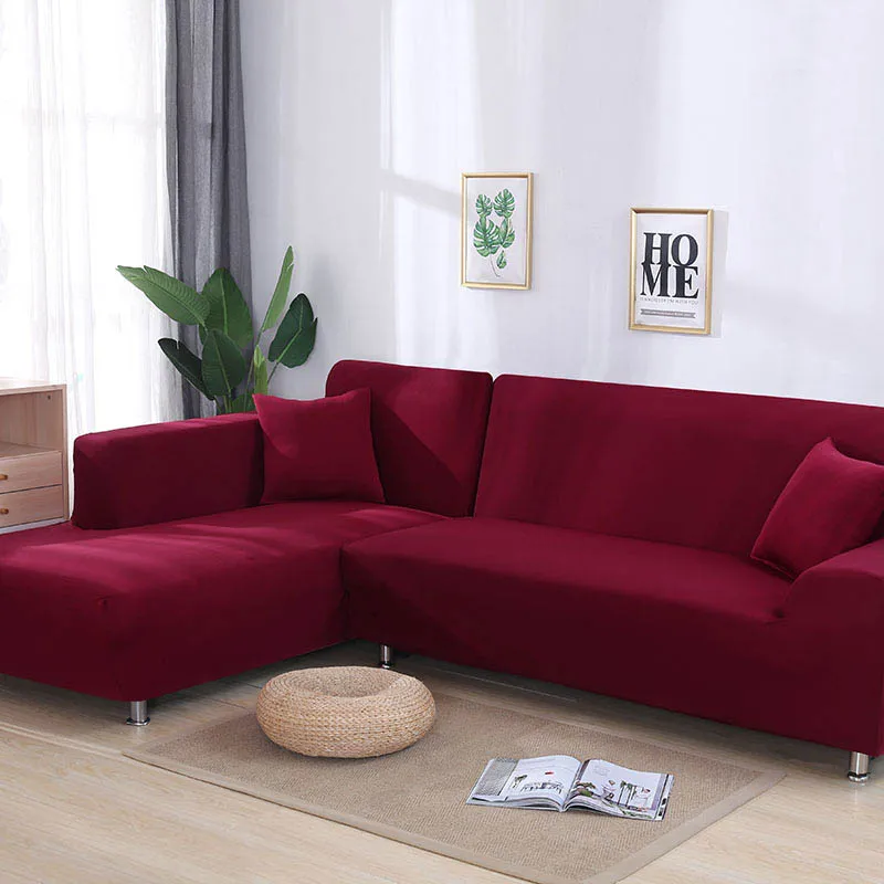 L форма диван-чехол для гостиной эластичность моющийся секционный угловой диван нескользящий эластичный спандекс диван Slipcover L-style