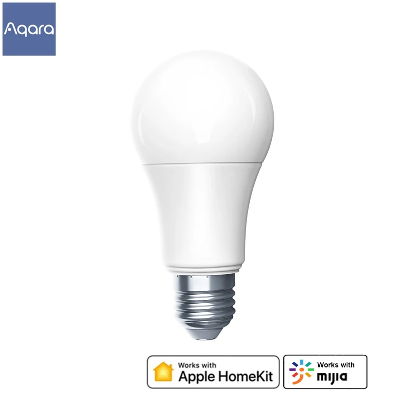 Умная Светодиодная лампа Aqara E27 настраиваемая белого цвета 9 Вт ZigBee | Смарт-гаджеты -32968146797