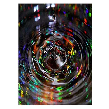 

5D Diamond Painting By Numbers Full Square Water Drops into A River Cross Stitch Diamond Mosaic Kits Art Pictures Home Decor