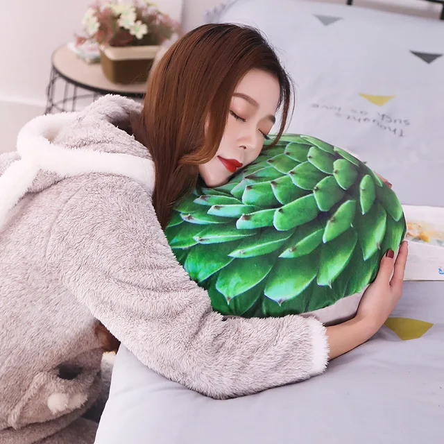 Soft Simulated Succulent Plant Cactus Plush Toy Stuffed Cute Pillow Sofa Cushion Family Decor For Kids Child Adult Birthday Gift 5