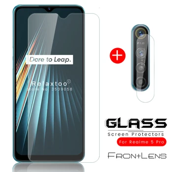 Перейти на Алиэкспресс и купить Защитное стекло для камеры 2 в 1 realme 5 pro, Защитное стекло для oppo realme 5i, Защитная пленка для realme, для стекло, realmi 5, i s, 5pro