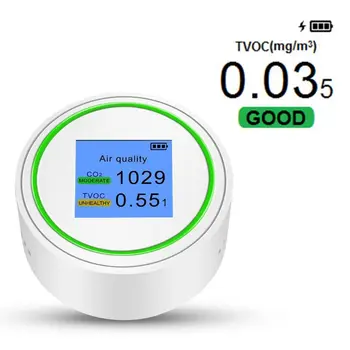 

M3-c Air Quality Detector Professional CO2 TVOC Real Time Monitor Audio Alarm 95AA