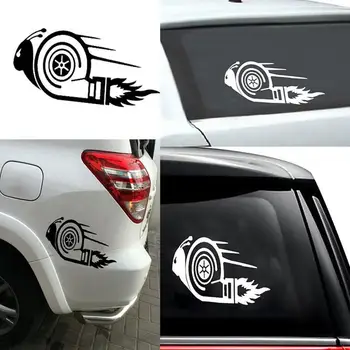 

Stylish snail Turbo stickers Vinyl Motorcycle racing Decal motocross reflective car sticker accessories for motorbike scoote