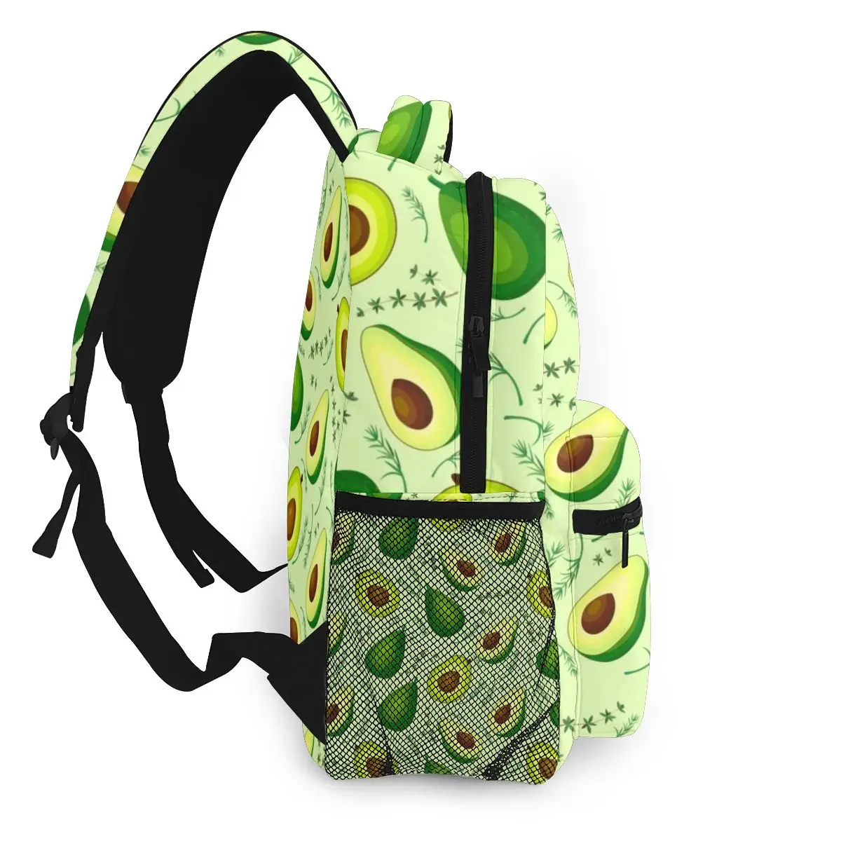 Women Backpacks Children 2020 Teenage Girls 3D Avocado Pattern Printed Big Travel Mochila Escolar Men Laptop Dropshipping Hot
