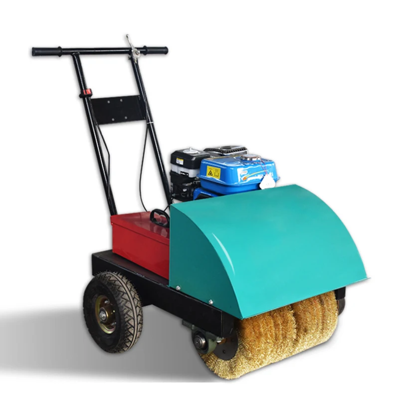 

300mm gasoline Color steel tile metal rust remover machine hand-push electric grinder roof cleaning machine rust