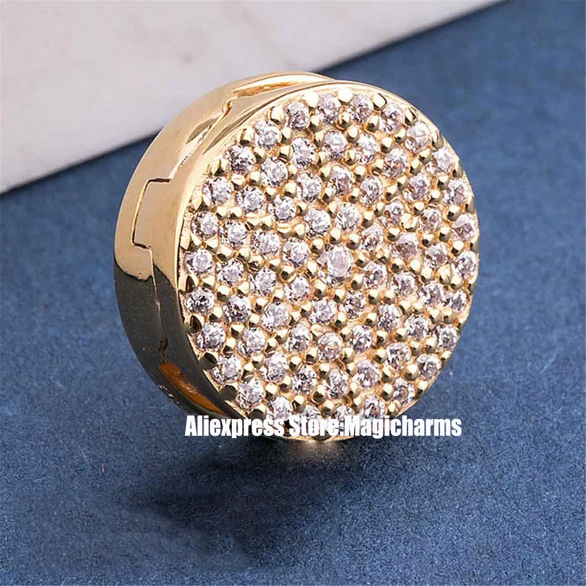 Riflessi In Argento Sterling 925 Abbagliante Eleganza Clip Charm Bead Con Cz Si Adatta Solo Ai Bracciali Pandora Reflexions Europei