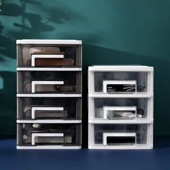 

Plastic Desktop Drawer Transparent Sundries Small Objects Storage Case Organizer AC889