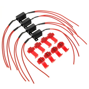 

2PCS 12V 25W/50W LED Indicator Blinker Load Resistanc Turn Signals Light Load Resistor Car Fix Error