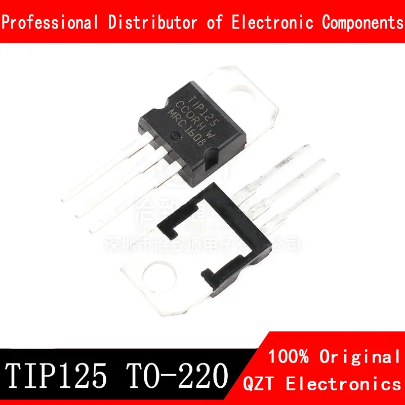 10pcs/lot TIP125 TO220 TIP125 TO-220 new and original IC In Stock new original 100pcs lots lm338t lm338 to220 to 220 ic in stock
