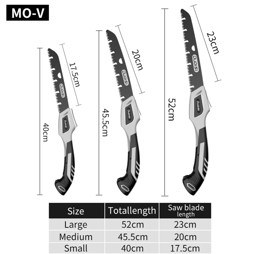 400/455/520mm Folding Saw Heavy Duty Extra Long Blade Hand Saw SK5 Japanese Saw Hacksaw Garden Pruning Trimming Woodwork Cutting 6