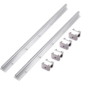

SBR16 Linear Rail Guide 300mm + 2Pcs SBR16UU Linear Bearing Block Linear Rail Set Linear Rails and Bearings