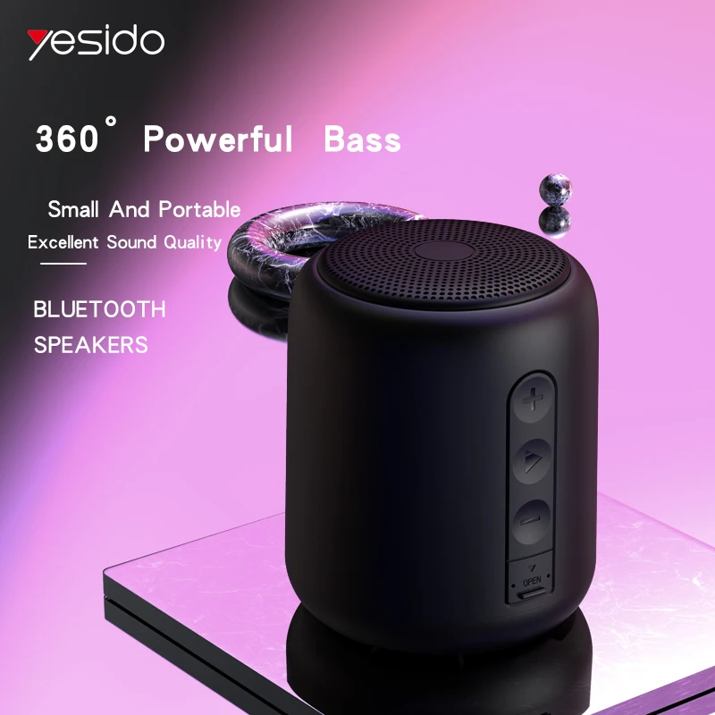 Yesido Мини Bluetooth Динамик наушники-вкладыши TWS с s IPX5 Беспроводной Портативный 360