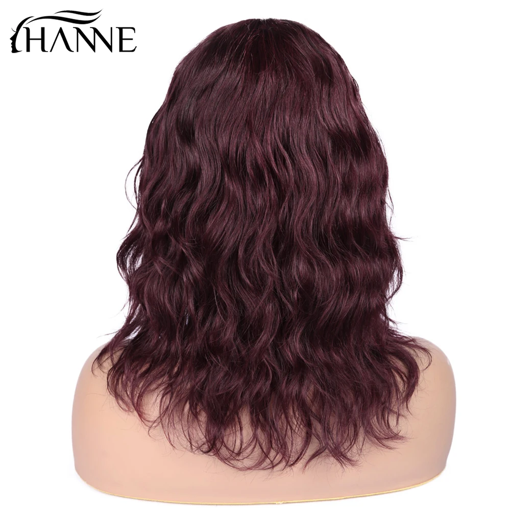 Lowered Wigs Wig-Lace Short Human-Hair Natural-Wave Burg Brazilian Remy-Wig Lace-Part Black Women 8bWZwY7JlYO