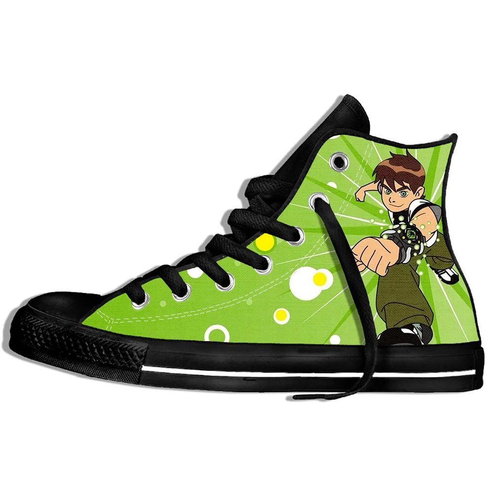 Ben 10 4 Новинка Omnitrix Ben 10 мужские и женские удобные летние модные высокие кроссовки с рисунком аниме - Цвет: Ben 10 4