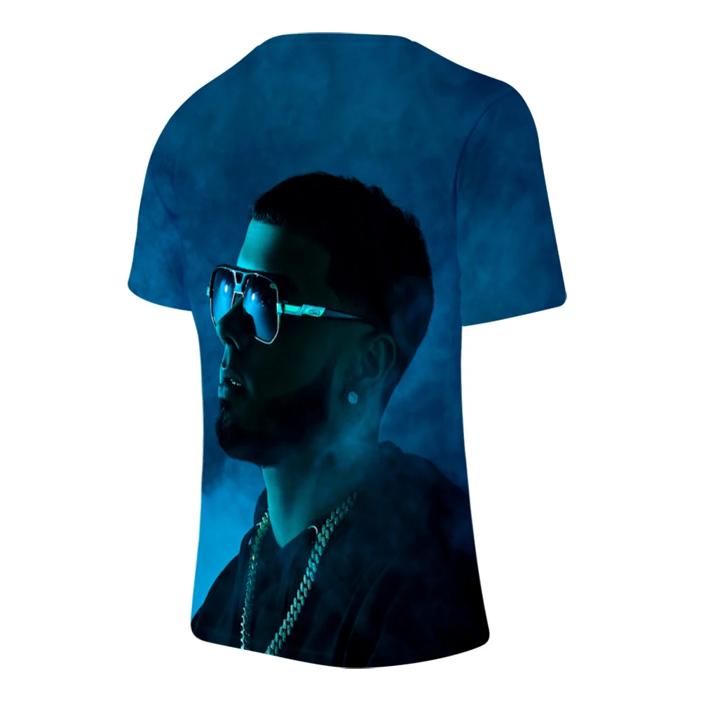 Г. Повседневные футболки Anuel AA 3D г. Лидер продаж, топы с короткими рукавами для женщин, мужчин и детей, летняя футболка в стиле хип-хоп, Real Hasta la Muerte