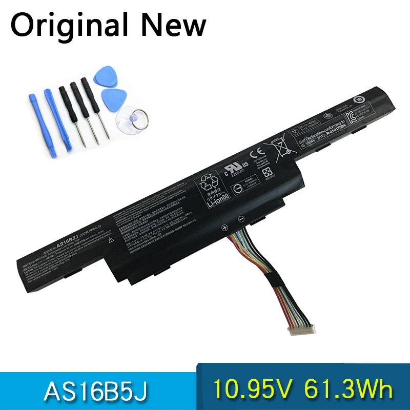 

NEW Original AS16B5J AS16B8J Laptop Battery For Acer Aspire E5-575G-53VG F15 F5-573G 10.95V 61.3Wh Batteries