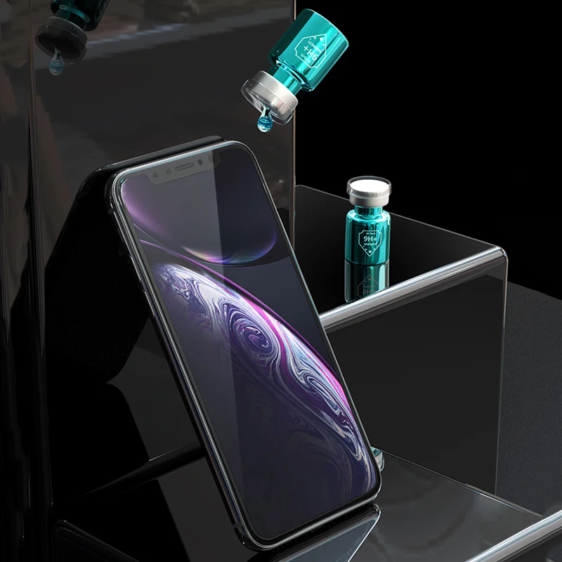 Lamorniea Nano защита для жидкокристаллического экрана для iPhone 11 Pro max Xiaomi samsung note 10 huawei невидимое полное покрытие универсальное стекло
