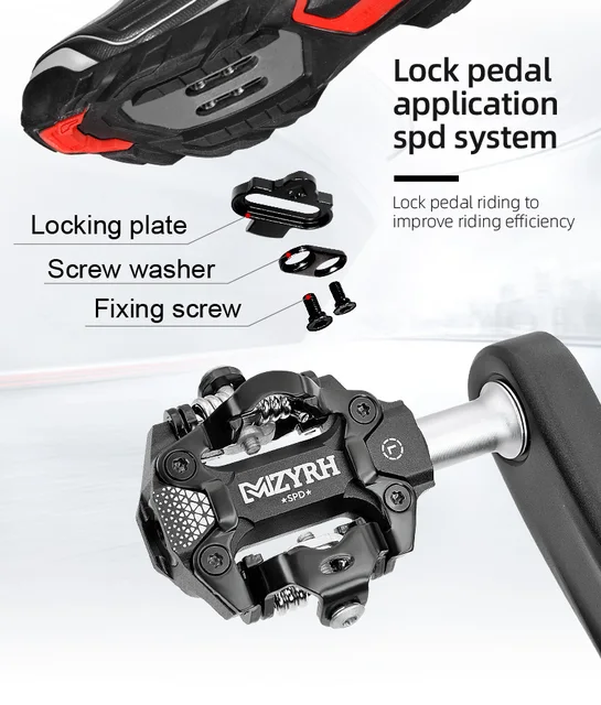 Bike Tube Universal Mountain Bike Self-locking Pedal Conversion