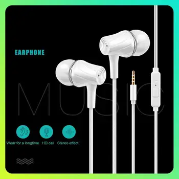 

3.5mm Wired earphones With Microphone Volume Control waterproof Music Gaming In-ear Sport Headset Earbuds Music MP3