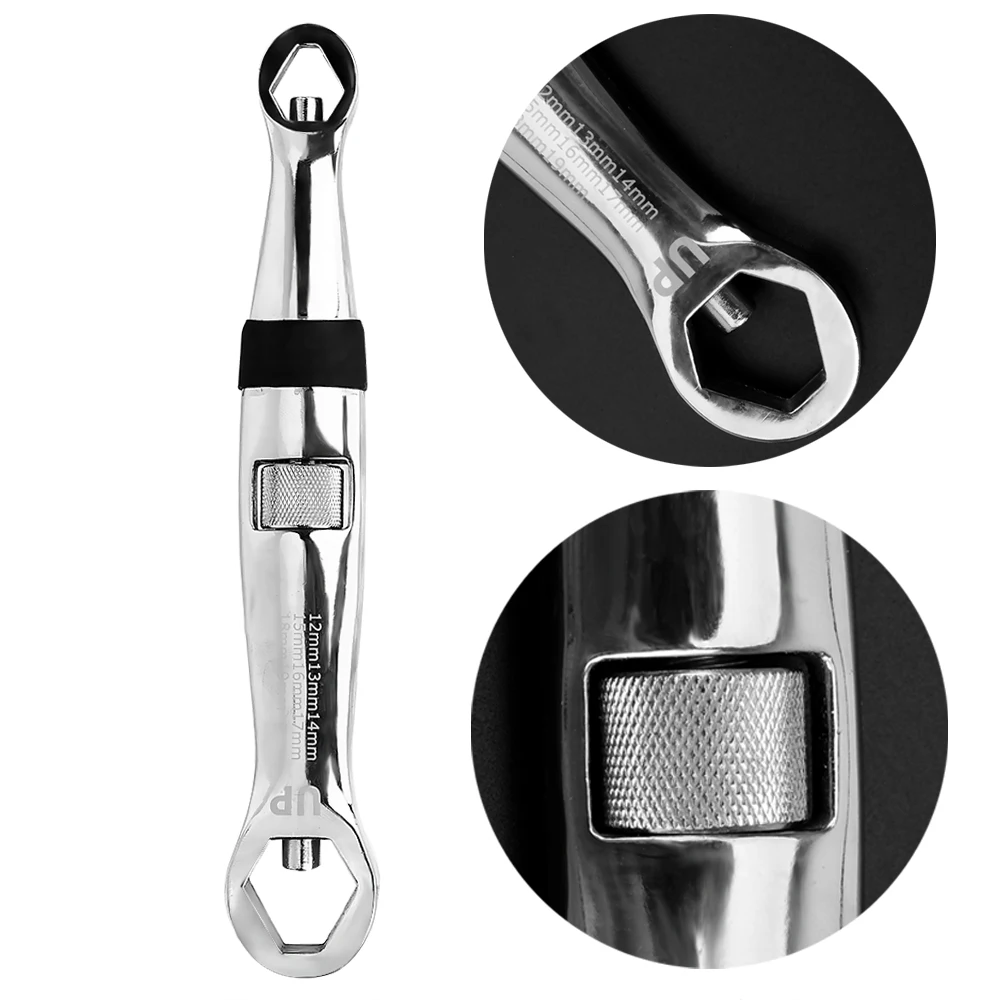

NICEYARD 23 In 1 Flexible Type Wrench Quickly Adjustable Multifunction Car Repair Tools Pulley Adjustment 7-19mm