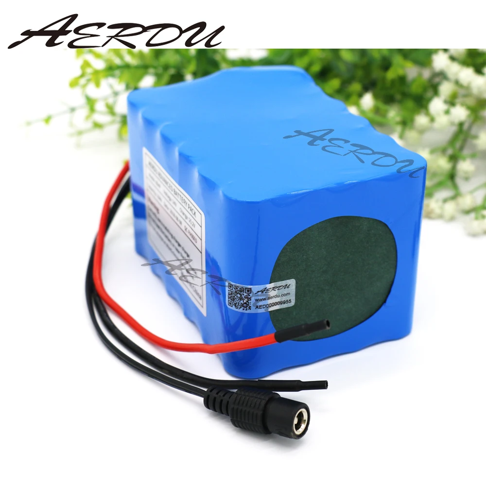 

AERDU24V 10Ah 6S4P 22.2V 25.2V 350W Li-Ion battery pack lithium batteries for electric motor bicycle ebike scooter high power