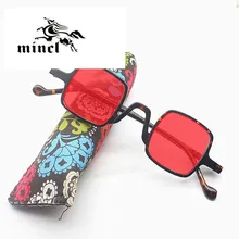 MINCL/модные маленькие квадратные солнцезащитные очки для женщин и мужчин, роскошный бренд, карамельный цвет, солнцезащитные очки для женщин, красные, зеленые, маленькие круглые оттенки NX