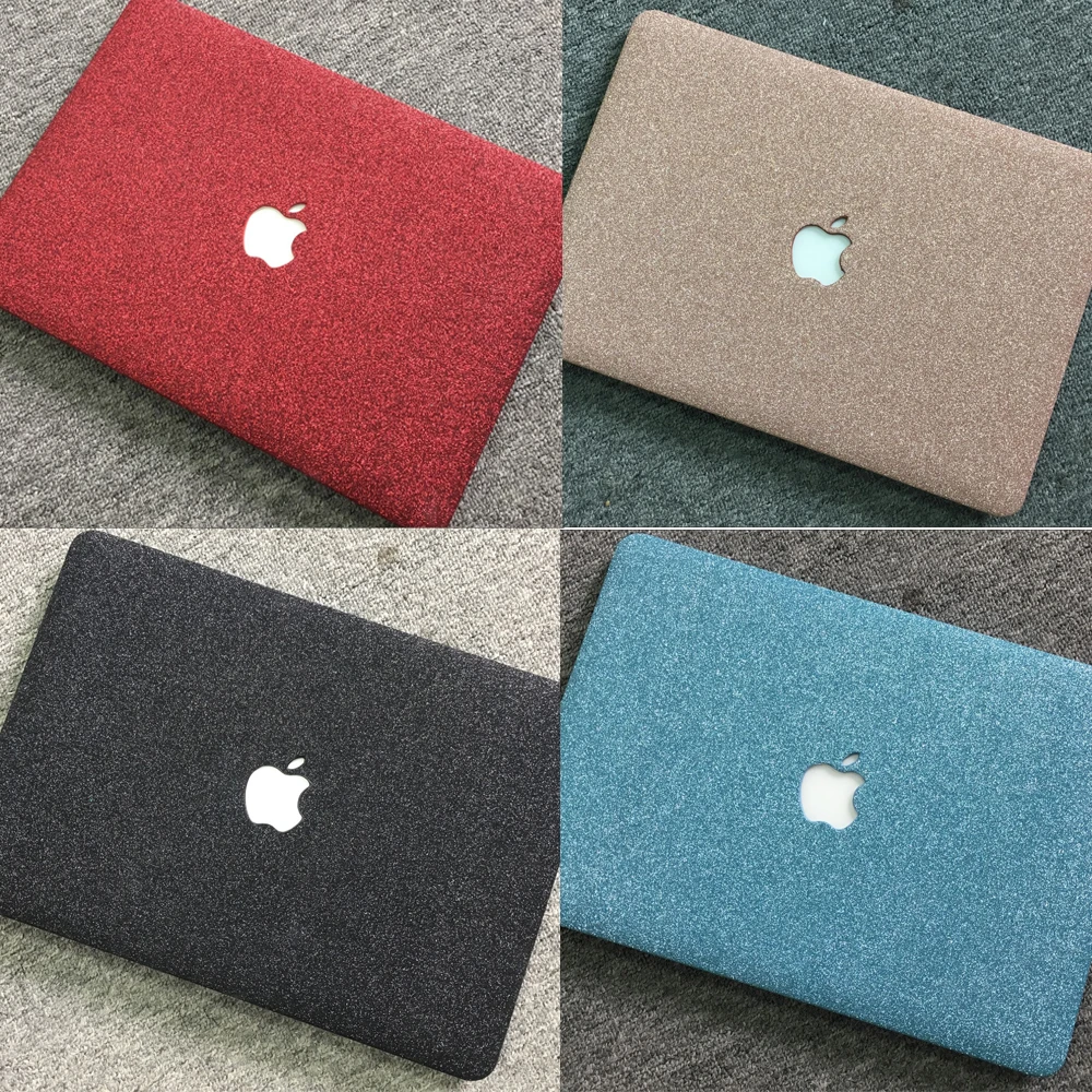 

Shinning Glitter Notebook Case Sleeve for MacBook Air 11 13.3 pro 13 15 15.6 PU Case for MacBook Retina 12 13 Laptop Cover