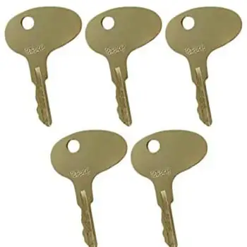 

5 Ignition Keys 123243 12343 912-0514920 for Mitsubishi BD2 Series Kubota Tractors Cat Forklifts Kumiai